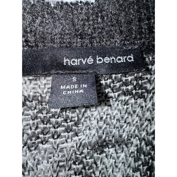 Harvé Benard Womens Leopard Print Cardigan Sweater Size S - Picture 4 of 9